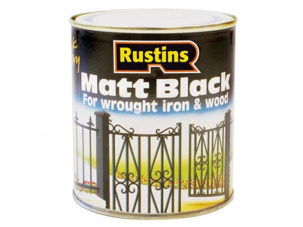 Matt black for iron
