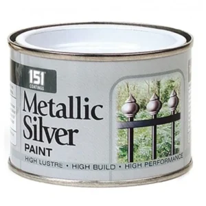 Metallic silver paint