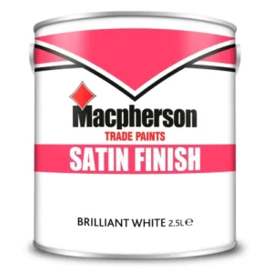Macpherson white satin
