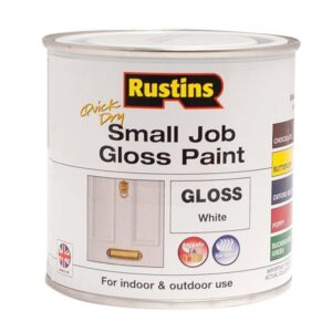 Gloss white paint