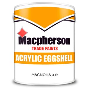 Acrylic eggshell paints
