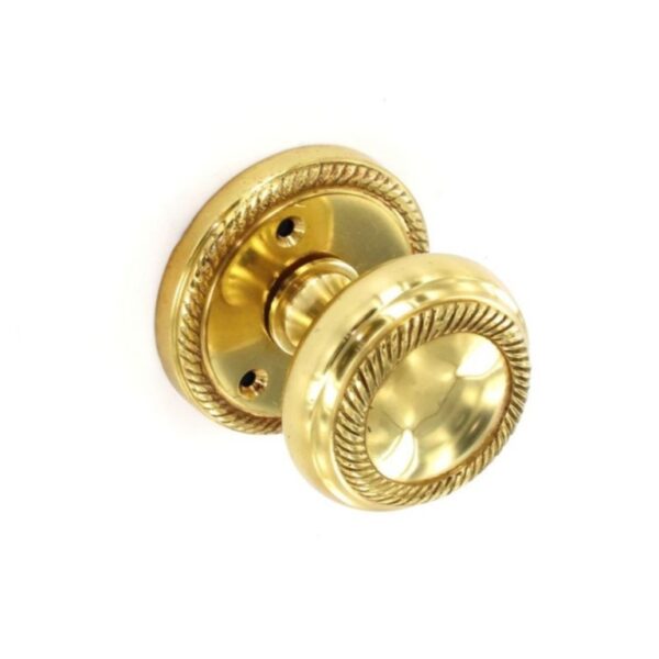 Golden round knobs