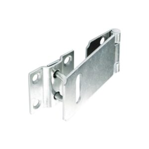 Steel door hasp latch